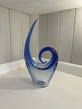 Vintage Glas Vase Murano-Stil