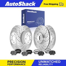 Front Rear Drilled Slotted