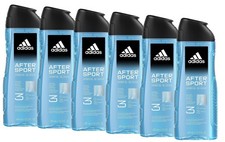 Adidas Duschgel AFTER SPORT 6 x 400ml XL Flasche für Körper, Haare und Gesicht
