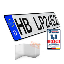 1x Kfz Kennzeichen 52x11cm Wunschkennzeichen zertifiziert PKW Autokennzeichen