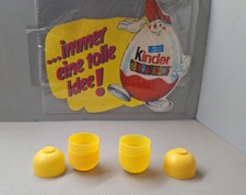 25. leere Ü - Ei Kapseln in  gelb zweiteilig  Hochzeit, Adventskalender, Tombola