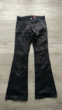WGT Aderlass Damen Herren Unisex Gothic Hose D-Ringe Größe 28 Goth Festival S
