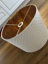 Leuchtenschirm Ikea Weiß/Gold 44cm