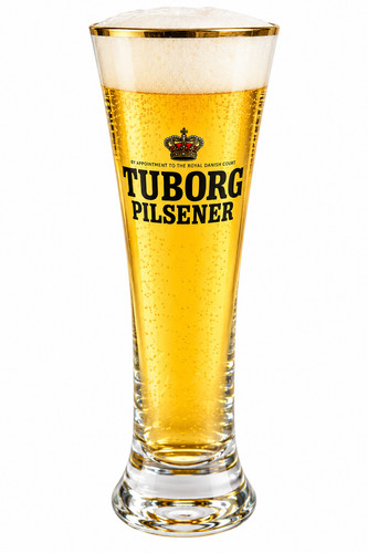 Tuborg bierglas glas pils - tuborg,