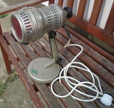 alte DDR Lampe Strahler Rotlichtlampe Wärmelampe GRANDIOSA Richter Radebeul Top