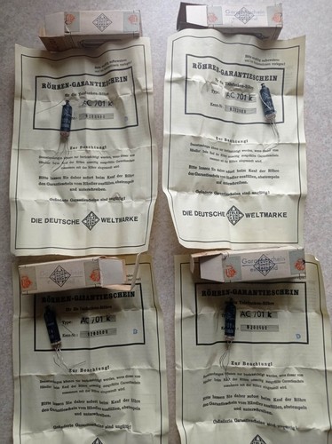 Telefunken 701k nos tube - nos,