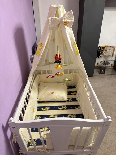 Babywiege stubenbett komplett - babywiege,