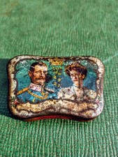 Alte kleine Blechdose Hartwig & Vogel Automatendose Schokoladendose Ruprecht v.B