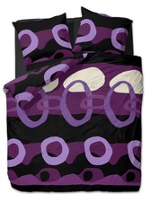 Bettwäsche Schwarz Kreise -