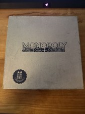 Vintage Monopoly Spiele Schmidt Silber Edition 60er JAHRE mit Deutscher Mark
