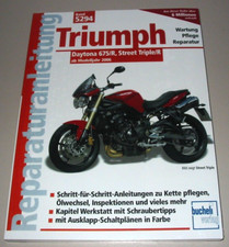 Reparaturanleitung Triumph Daytona 675/R Street Triple / R ab 2006 Buch NEU!