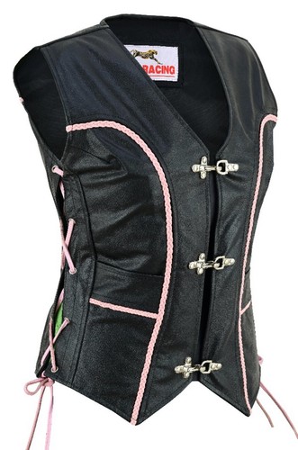 Damen leder weste - damen,
