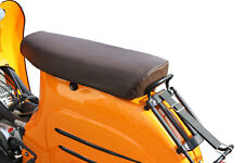 Leder Sitzbezug braun glatt passend für Simson ohne Schriftzug Sitzbankbezug