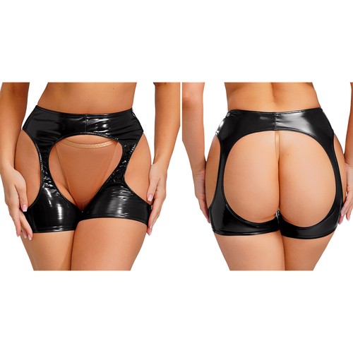 Damen wetlook unterhose - damen,