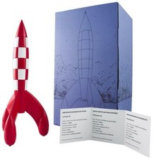 Tim und Struppi Tintin Rakete Rot Weiß 30 CM NEU/OVP Offizielles Sammlerartikel