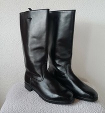 DDR NVA Chromleder Paradestiefel für Offiziere - 70/80er Jahre - UNGETRAGEN