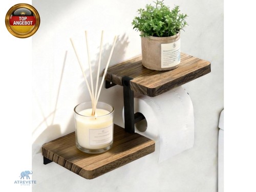 Toilettenpapierhalter holz - toilettenpapierhalter,