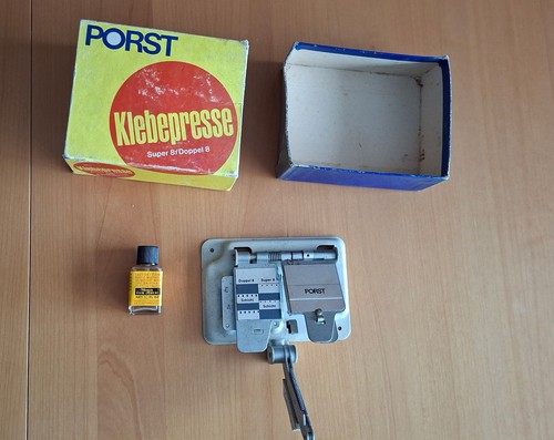 Porst klebepresse für - porst, super8
