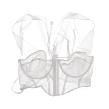Bustier, Größe: XL, Weiß