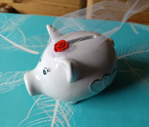 Spardose brautpaar sparschwein - spardose,