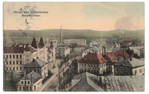Litho gruss aus schluckenau - litho,