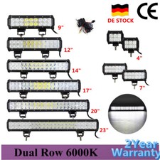 4~23 Zoll LED Arbeitsscheinwerfer Auto Offroad SUV Light Bar Lichtbalken 12V 24V