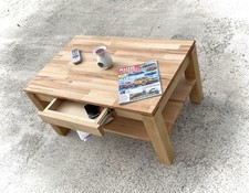 Neu großer Beistelltisch  Couchtisch  Kernbuche Massivholz Wohnzimmertisch " E "