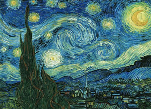 Puzzle sternennacht - puzzle,