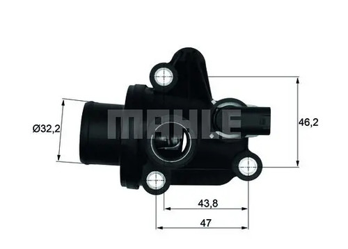 Thermostat kühlmittel 12 - thermostat,, ti