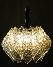 vintage Deckenlampe aus Kunststoff - Space Age Leuchte - 1970s Lampe