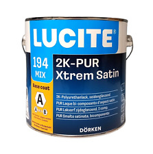 Lucite 194 2K-PUR Xtrem Satin Comp. A 2,25 Liter Cremeweiß RAL 9001