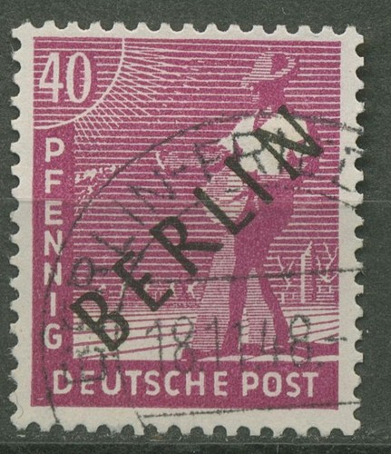 Berlin 1948 schwarzaufdruck - berlin,