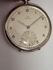 ABRED Mines a Esch Bergbau OMEGA 925 Silber Herren Taschenuhr um 1940 Rarität 
