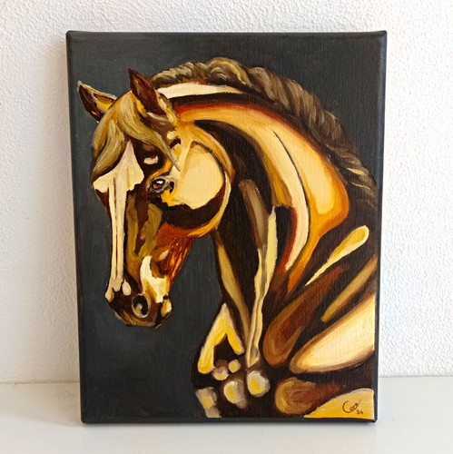 Signiertes pferd gemälde auf - signiertes,