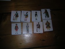 8 Streichholzheftchen Uniformes Portugueses. 12, 14, 18, 21, 31, 39, 41, 53, .