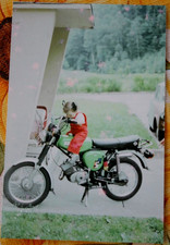 Foto DDR S51 Moped 1984 Motorrad Krad Trabant reprint vintage IK
