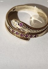 Schlangenring 333 Gold mit