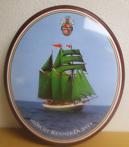 Becks werbeschild vintage bier - becks,