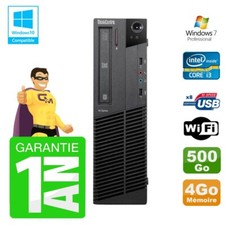 PC Lenovo M91p SFF Intel I3-2120 4GB Festplatte 500GB Brenner Wifi W7