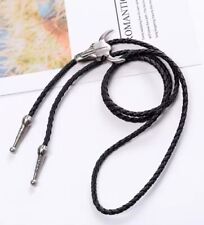VERSTELLBARE STIERKOPF KRAWATTE RODEO KETTE KUNSTLEDER MÄNNERSCHMUCK WESTERN BOL