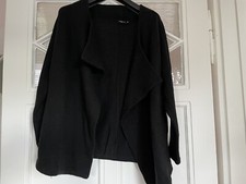LIEBESKIND STRICKJACKE STRICKHÜLLE 80% WOLLE SCHWARZ GR 40