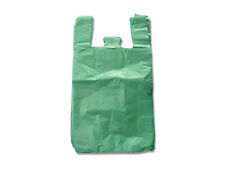 Hemdchentragetaschen - Tüten 22my Plastiktüten Tragetaschen - 32x20x60cm - Grün