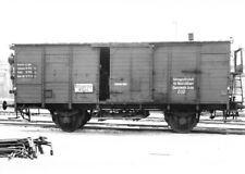 D S/W Foto Anschlußbahn Leuna-Werke 39 Hilfsgerätewagen 202 19.9.1949 10x15