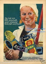 Rinu Putzmittel Reklame von