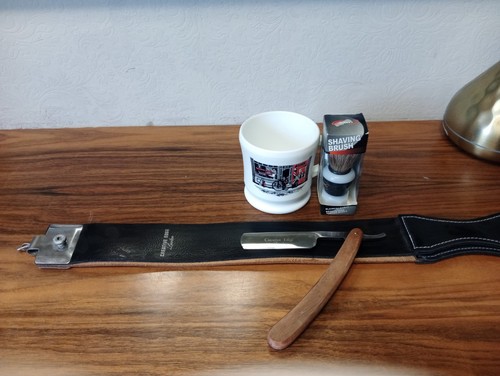 Rasiermesser barber set - rasiermesser,