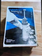 Kleingebäckpresse Typ IO2 mit Zubehör - Küchenhelfer VEB DDR Vintage Robotron