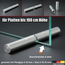 Tischaufsteller Edelstahl