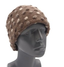 Unikat Mütze Musterwalkstoff