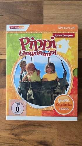 Pippi langstrumpf 4xdvd box - 4xdvd,
