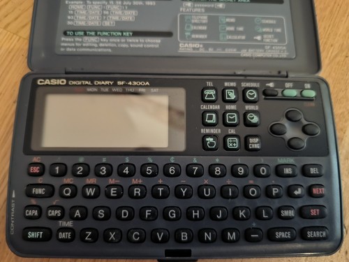 Vintage casio digital diary - vintage,